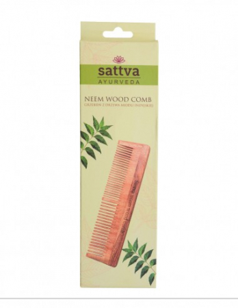 Frumusete Zero Waste - Pieptene din lemn de neem – Sattva Ayurveda