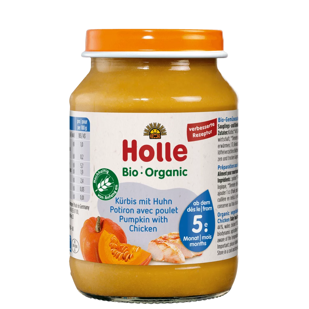 Hrana pentru bebelusi - Piure BIO de dovleac si carne pui 190g