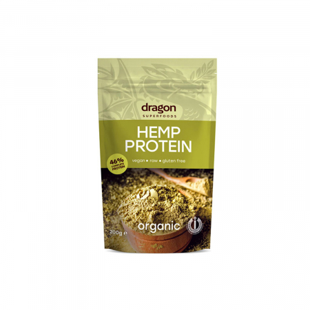 Proteine vegetale - Proteina de canepa raw BIO FARA GLUTEN 200g