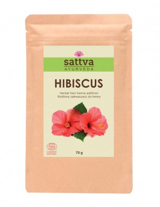 Tratamente Par - Pudră de hibiscus, 70gr – Sattva Ayurveda