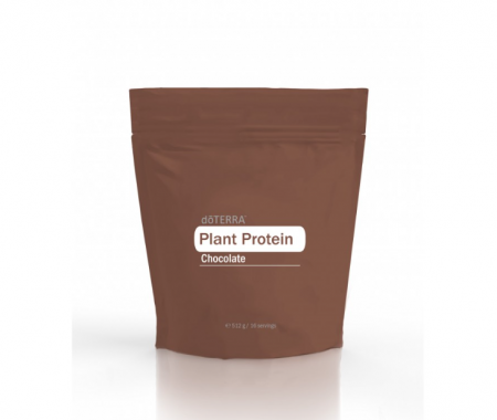 Proteine vegetale - Pudră de proteine din plante cu ciocolată, 512 g