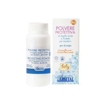 Prim ajutor si protectie copii - Pudra protectoare pentru copii, 60 g