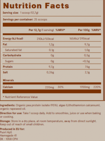 Puori PB - Mix de Proteine Vegetale - 317 g [2]