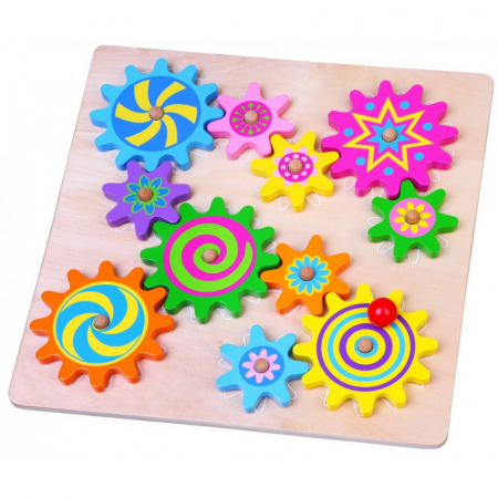 Sortare si potrivire - Puzzle cu roti dintate
