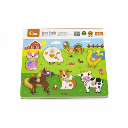 Puzzle cu sunete - animale [5]