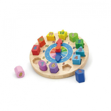 Sortare si potrivire - Puzzle sortator cu ceas