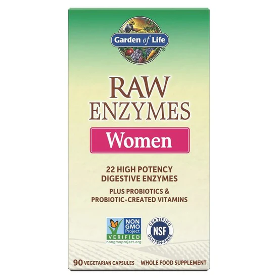 Remedii Naturale - Raw Enzymes Women, enzime pentru femei, 90 de capsule