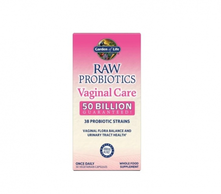 Raw Probiotics Vaginal Care, probiotic pentru flora vaginală, 30 vcaps [1]