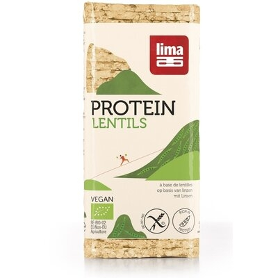 Crisp, snacks & crackers - Rondele proteice din linte expandata eco 100g Lima