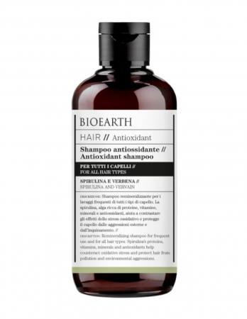 Sampon - Șampon antioxidant cu spirulină, 250ml -  Hair Bioearth
