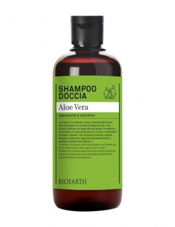 Sampon - Șampon & gel de duș cu aloe vera, 500ml - Bioearth