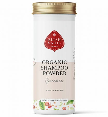 Cosmetice Zero Waste - Sampon pudra cu guarana bio 100g Eliah Sahil                                                        