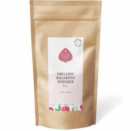 Frumusete Zero Waste - Sampon pudra rose bio refill 250g Eliah Sahil                                                       
