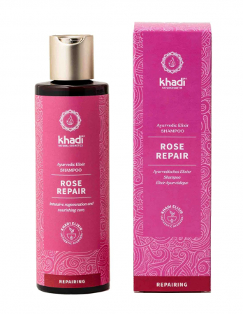 Sampon reparator cu trandafir de Damasc Khadi [1]