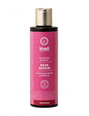 Ingrijire par - Sampon reparator cu trandafir de Damasc Khadi