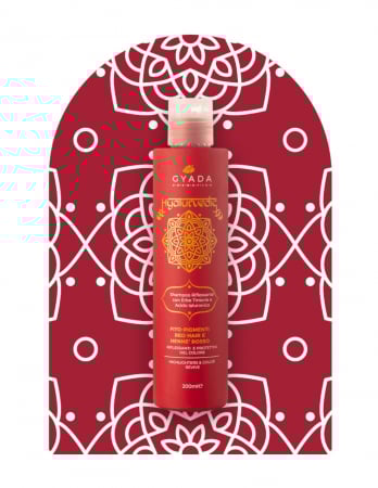 Șampon revitalizare culoare păr roșcat, 200ml – Hyalurvedic Gyada [2]
