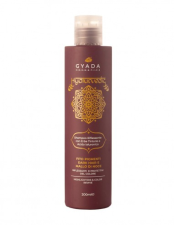 Sampon - Șampon revitalizare culoare păr șaten, 200ml – Hyalurvedic Gyada