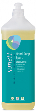 Gel de dus BIO - Sapun Lichid BIO  - 7 Esente Epure 1L Sonett