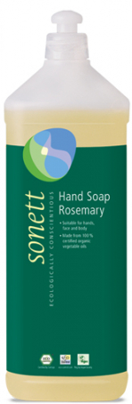Gel de dus BIO - Sapun Lichid BIO  - Rozmarin 1L Sonett