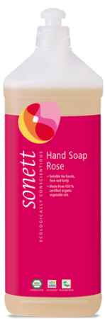 Gel de dus BIO - Sapun Lichid BIO  - Trandafiri 1L Sonett