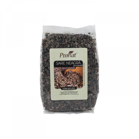 Alimente - Sare neagra grunjoasa Kala Namak, 500g