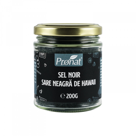 Alimente - Sel noir, sare neagra de hawaii, 200g