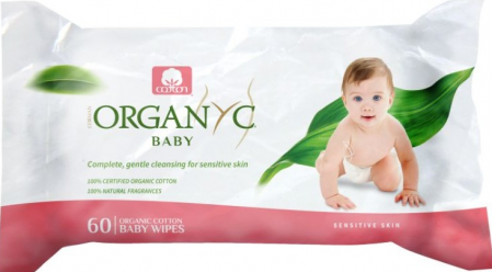 Ingrijire Bebe - Servetele umede Baby 60 buc Organyc