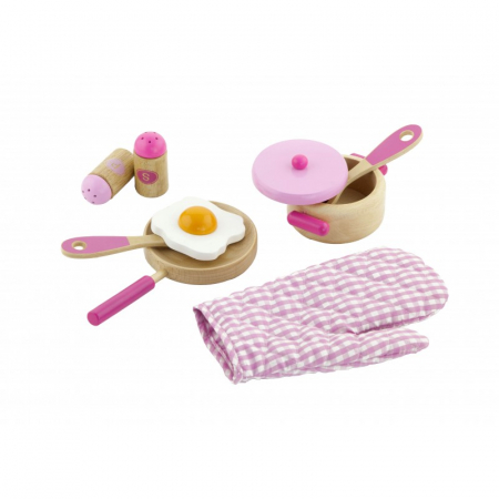 Micuta gospodina - Set accesorii pentru gatit - roz