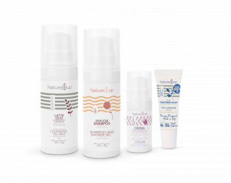 Creme de fata - Set cosmetice BIO de calatorie Nature UP travel kit 120ml
