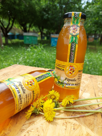 Sirop din Flori de papadie macerate la rece in miere 400g [1]