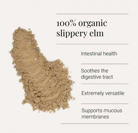 Supliment alimentar pentru susținerea sănătății intestinale, Slippery Elm Powder - 45 grams [1]