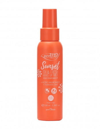 Accesorii Machiaj - Spray fixare machiaj  Sunset Fix & Fresh, 100ml - PuroBio