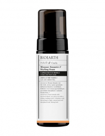 Produse Styling - Spuma de par cu ceai verde, 150ml - Hair Bioearth