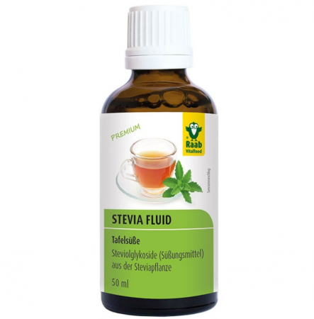 Zahăr și înlocuitori - Stevia îndulcitor lichid premium, 50ml