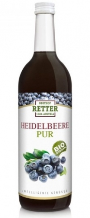 Remedii Naturale - Suc de afine pur bio 750ml
