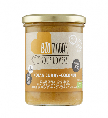 Gatit rapid - Supa crema in stil indian curry si cocos, bio, 400ml, Bio Today                                     