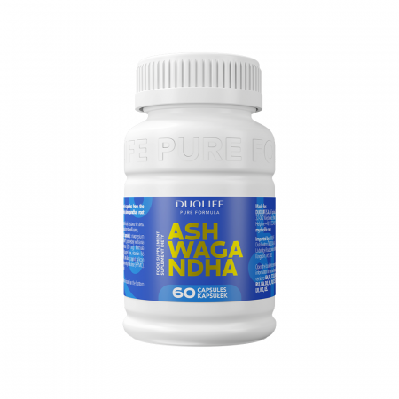 Capsule si tablete cu extracte naturale - Supliment alimentar Duolife Ashwagandha- 60 capsule