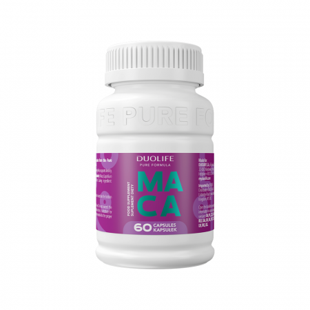 Capsule si tablete cu extracte naturale - Supliment alimentar Duolife Maca- 60 capsule
