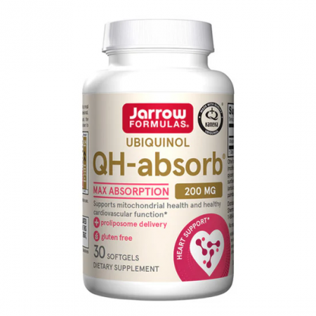 Suplimente naturale - Supliment alimentar Ubiquinol QH-absorb 200mg Jarrow Formulas, 30 capsule