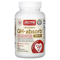 Capsule si tablete cu extracte naturale - Supliment alimentar Jarrow Formulas Ubiquinol QH-absorb 200mg, 60 Capsule
