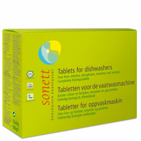 Detergenti vase - Tablete ecologice pt. masina de spalat vase 500g (25 buc x 20g)