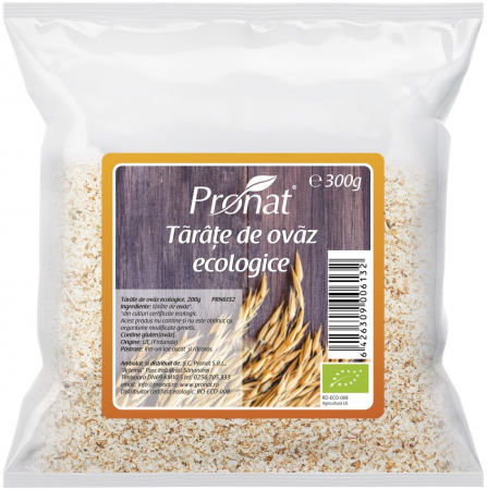 Cereale - Tarate Bio de ovaz, 300g