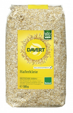 Alimente - Tarate de ovaz bio 500g DAVERT                                                                      