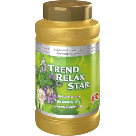 Suplimente concentrare si memorie - Trend Relax Star, supliment alimentar cu efect calmant