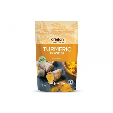 Condimente - Turmeric ( curcuma ) pudra raw BIO 150g