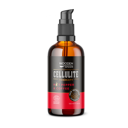 Remedii Naturale - Ulei anticelulitic cu ardei iute si cafea bio, 100ml, Wooden Spoon                                  