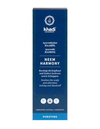 Ulei ayurvedic cu neem pentru scalp, 50ml - Khadi [2]
