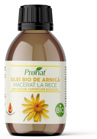 Remedii Naturale - Ulei Bio de arnica macerat la rece, 100ml