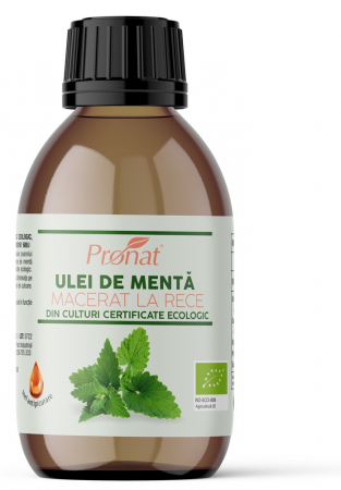Uleiuri terapeutice - Ulei Bio de menta macerat la rece, 100ml