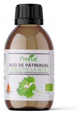 Uleiuri terapeutice - Ulei Bio de patrunjel macerat la rece, 100ml
